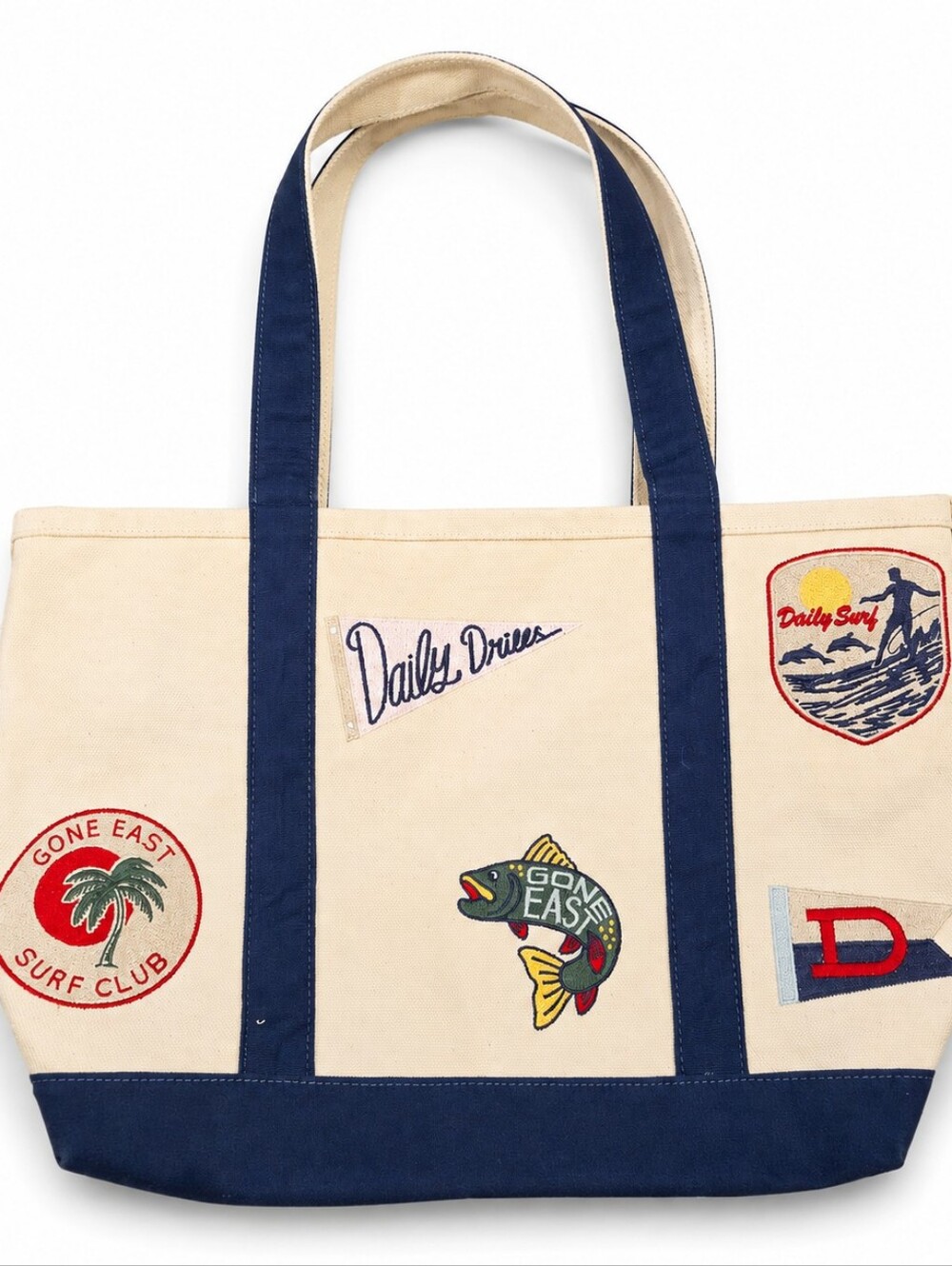 Daily Drills Out East Boat Tote Nwt